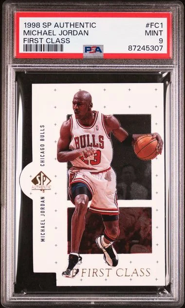 1998-99 SP Authentic Michael Jordan First Class #FC1 card image