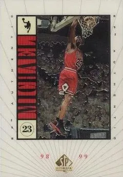 1998-99 SP Authentic Michael Jordan Michael #M1 card image