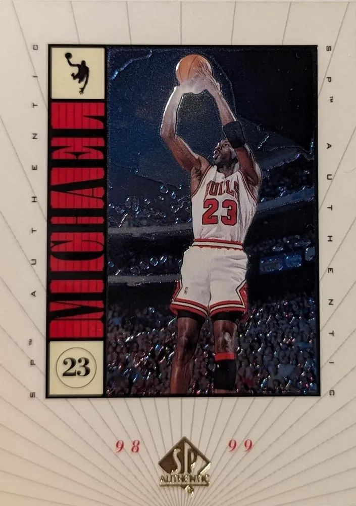 1998-99 SP Authentic Michael Jordan Michael #M12 card image