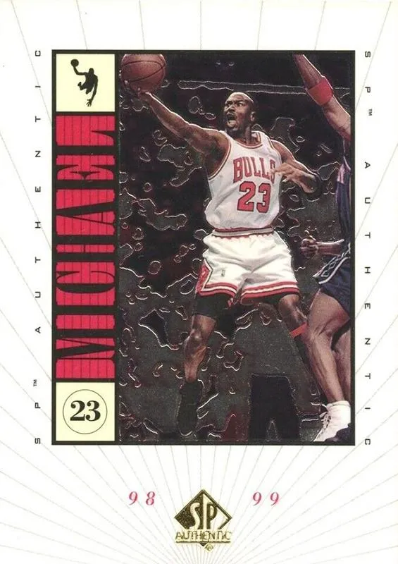 1998-99 SP Authentic Michael Jordan Michael #M2 card image