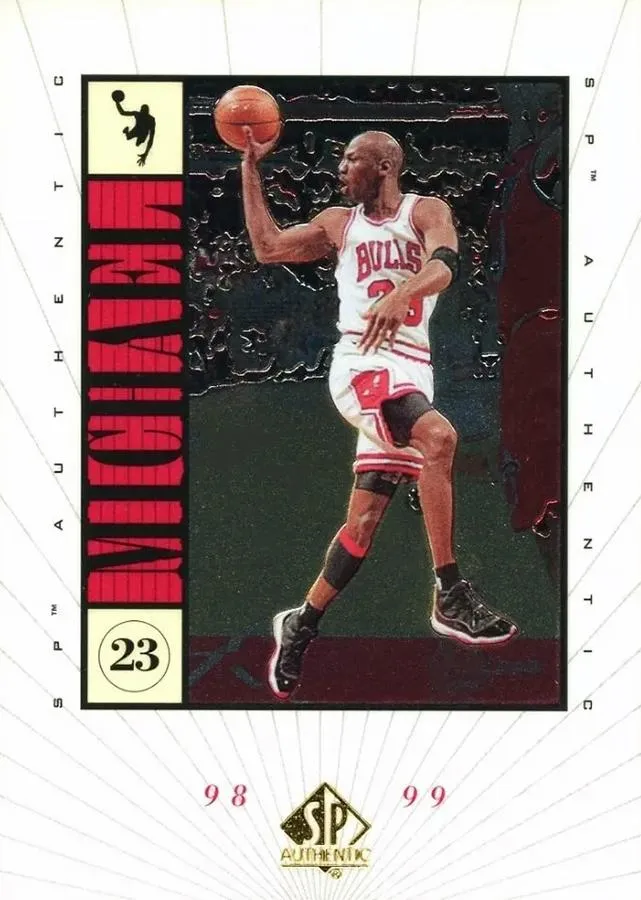 1998-99 SP Authentic Michael Jordan Michael #M7 card image