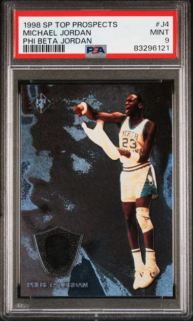 1998-99 SP Top Prospects Phi Beta Jordan Michael Jordan #J4 card image