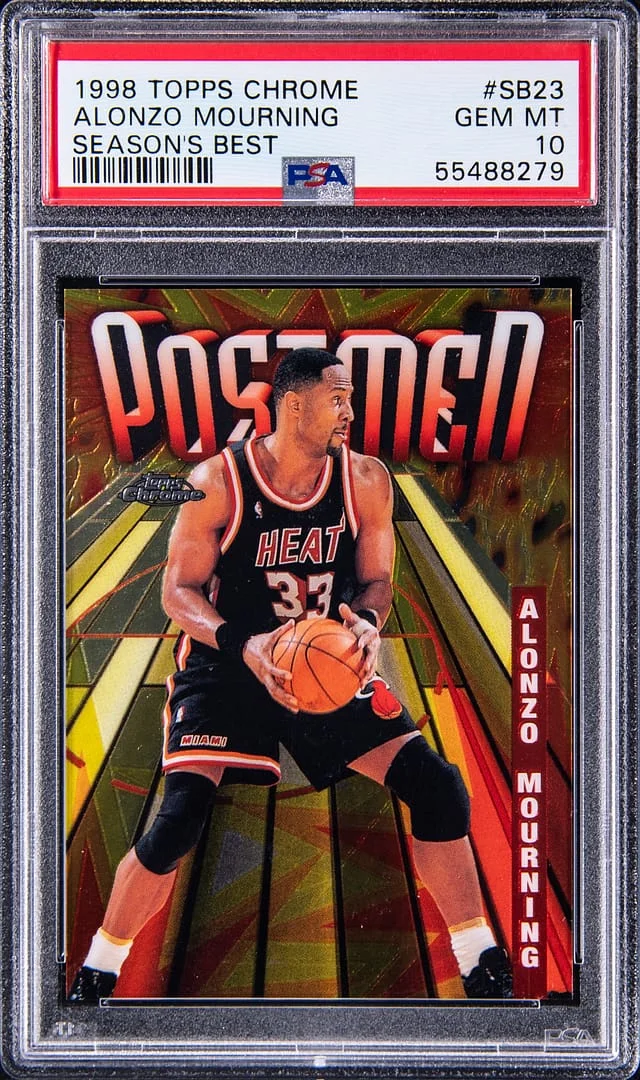 1998-99 Topps Chrome Alonzo Mourning Season's Best #SB23 card image
