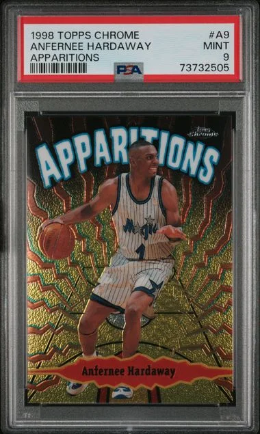 1998-99 Topps Chrome Anfernee Hardaway Apparitions #A9 card image