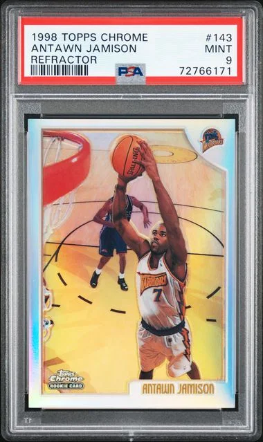 1998-99 Topps Chrome Antawn Jamison Refractor #143 card image