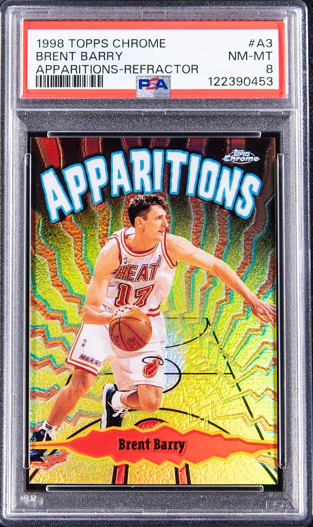 1998-99 Topps Chrome Brent Barry Apparitions Refractor #A3 card image