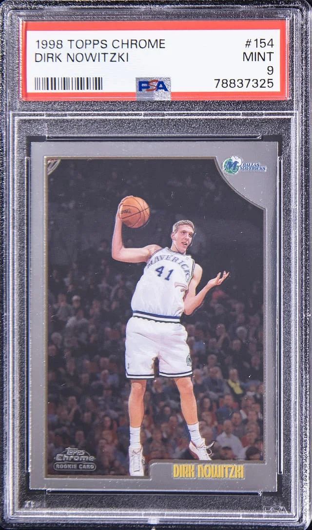 1998-99 Topps Chrome Dirk Nowitzki #154 card image