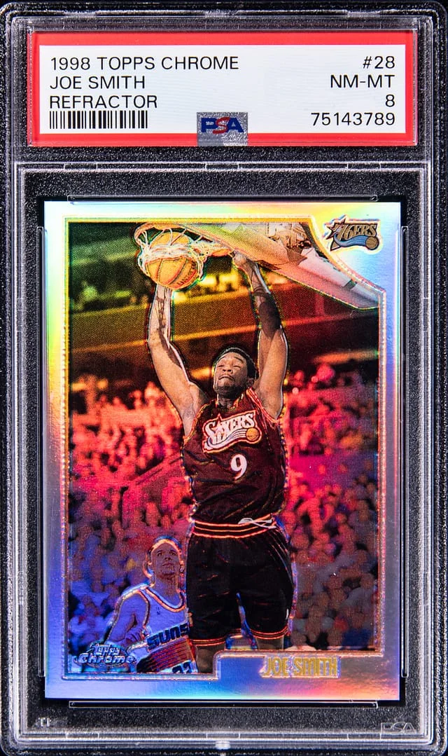 1998-99 Topps Chrome Joe Smith Refractor #28 card image