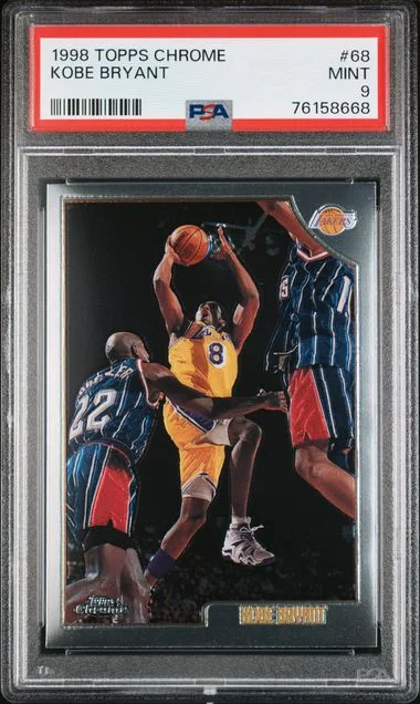 1998-99 Topps Chrome Kobe Bryant #68 card image