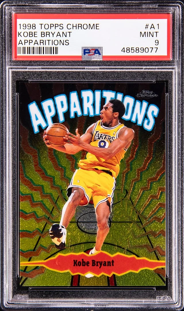 1998-99 Topps Chrome Kobe Bryant Apparitions #A1 card image