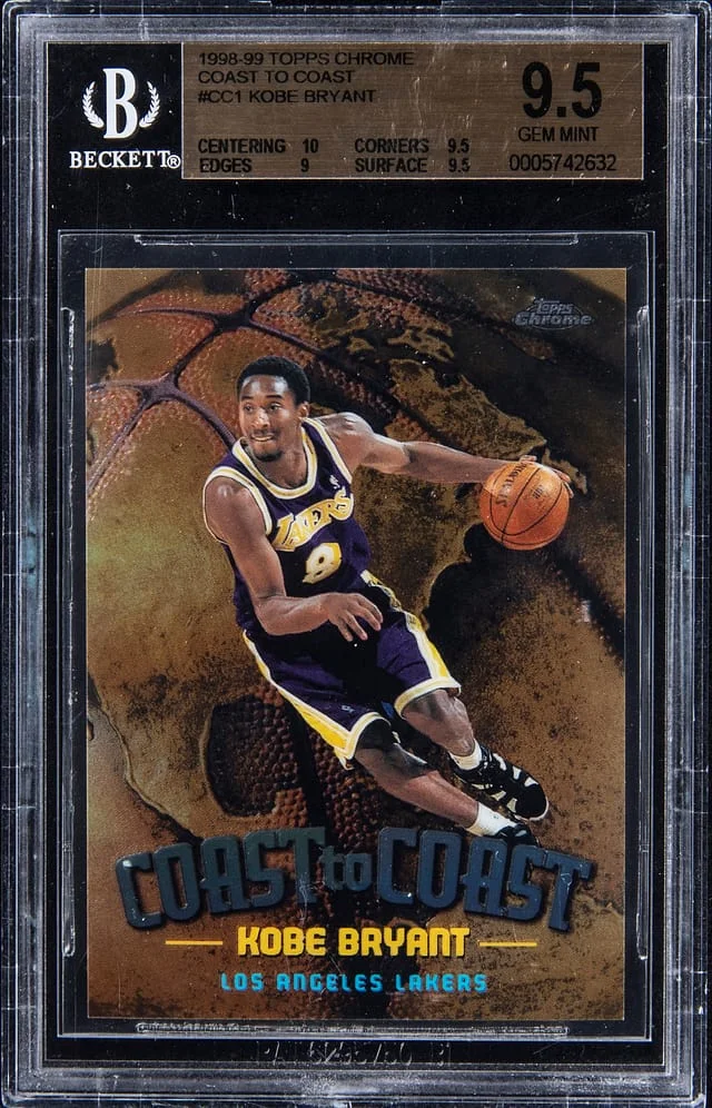 1998-99 Topps Chrome Kobe Bryant Coast To Coast #CC1 card image