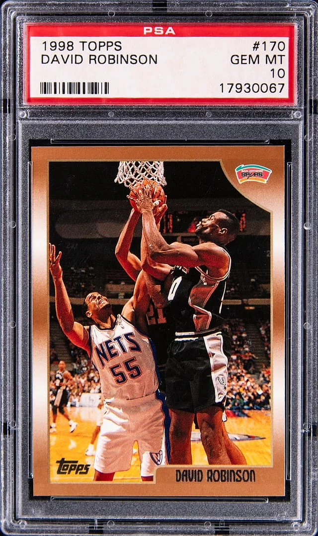 1998-99 Topps David Robinson #170 card image