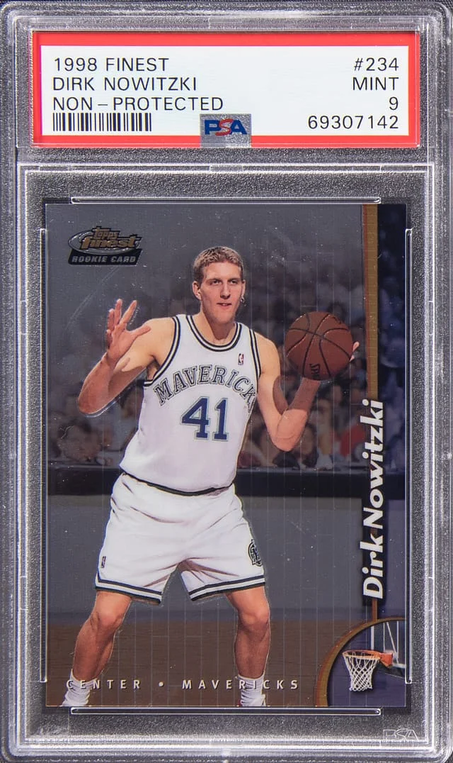 1998-99 Topps Dirk Nowitzki Finest, Non-Protected #234 card image