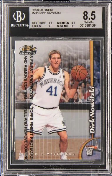 1998-99 Topps Finest Dirk Nowitzki #234 card image