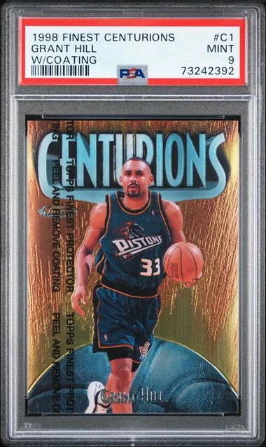 1998-99 Topps Finest Grant Hill Centurions W/Coating #C1 card image