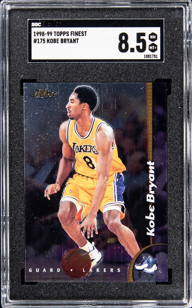 1998-99 Topps Finest Kobe Bryant #175 card image