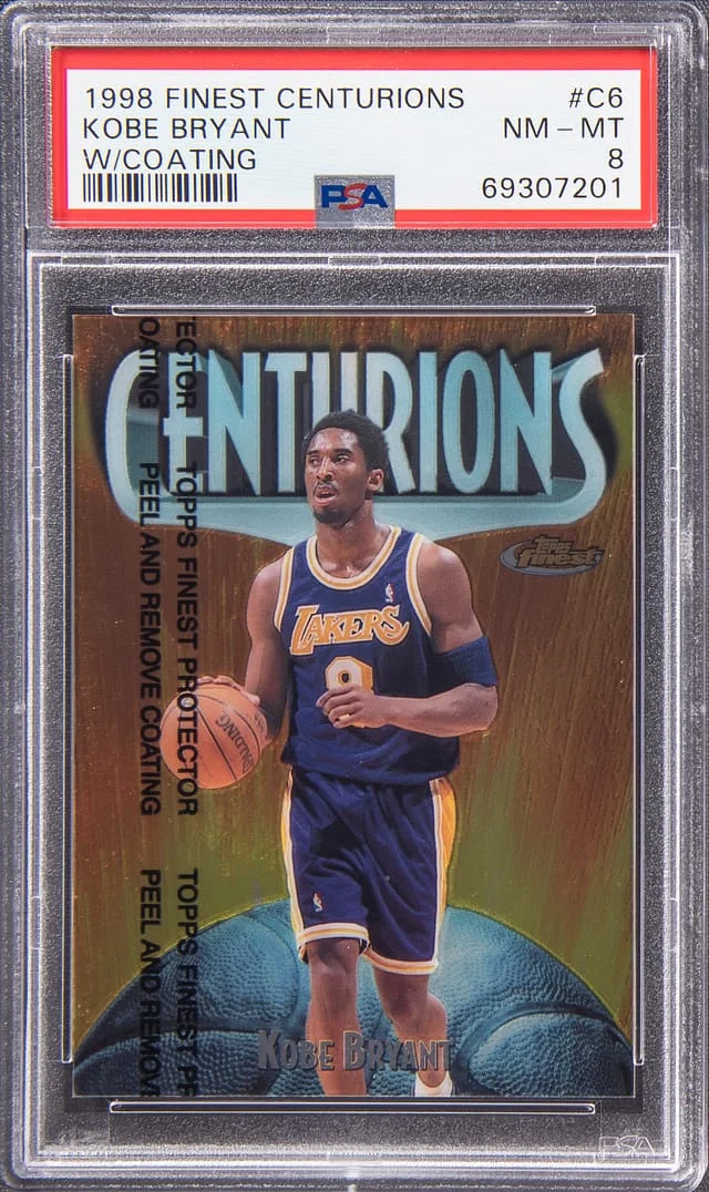 1998-99 Topps Finest Kobe Bryant Centurions W/Coating #C6 card image