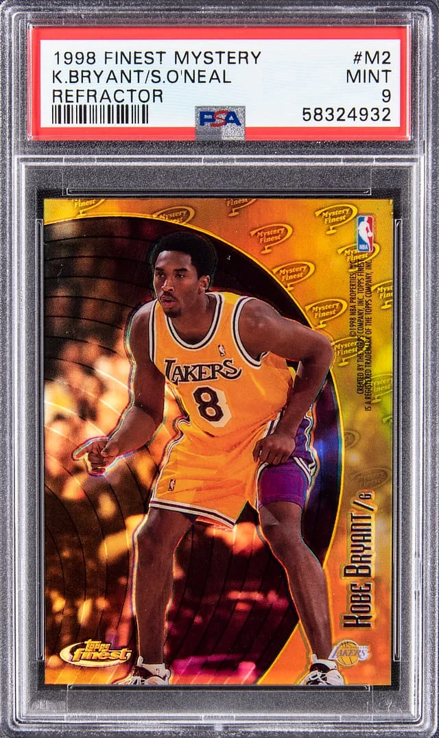1998-99 Topps Finest Kobe Bryant/Shaquille O'Neal Mystery #M2 card image