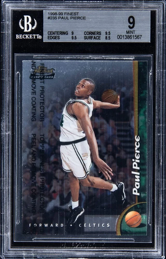 1998-99 Topps Finest Paul Pierce #235 card image