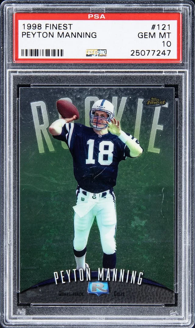 1998-99 Topps Finest Peyton Manning #121 card image