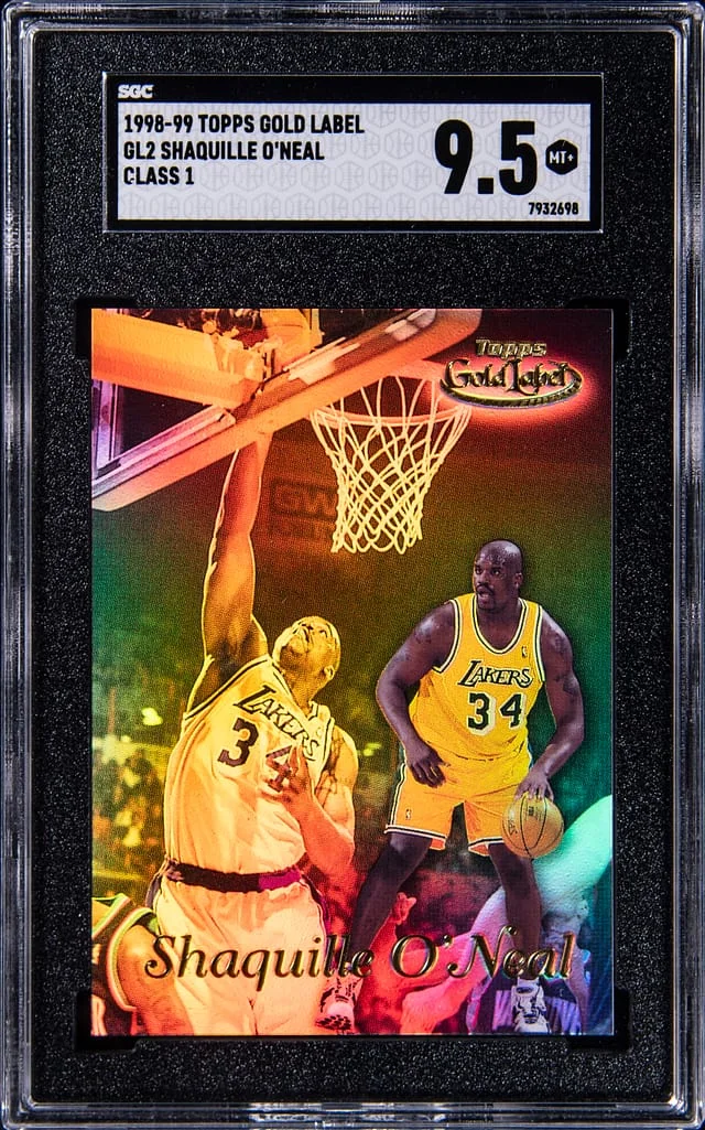 1998-99 Topps Gold Label Class 1 Shaquille O'Neal #GL2 card image