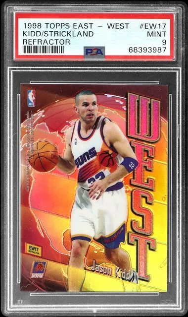 1998-99 Topps Jason Kidd/Rod Strickland East-West Refractor #EW17 card image