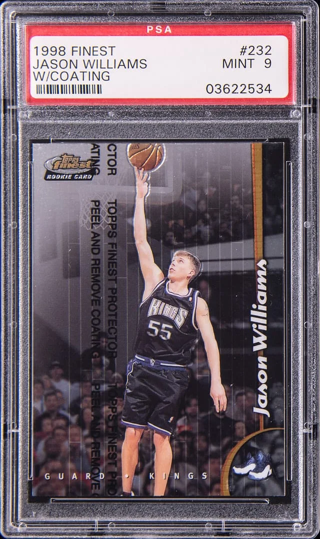 1998-99 Topps Jason Williams Finest, W/Coating #232 card image