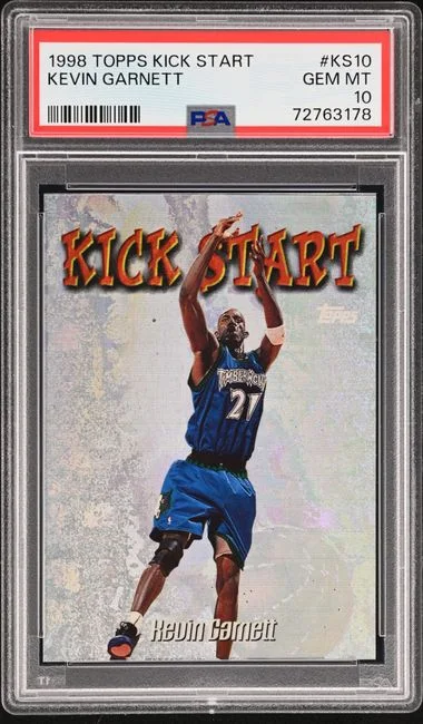 1998-99 Topps Kevin Garnett Kick Start #KS10 card image