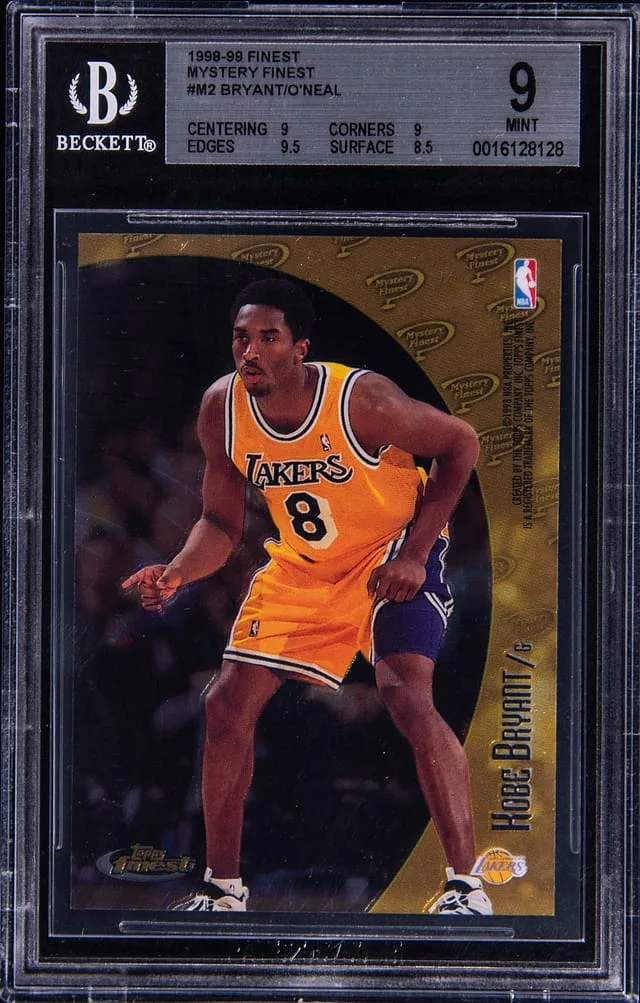 1998-99 Topps Kobe Bryant/Shaquille O'Neal Mystery Finest #M2 card image
