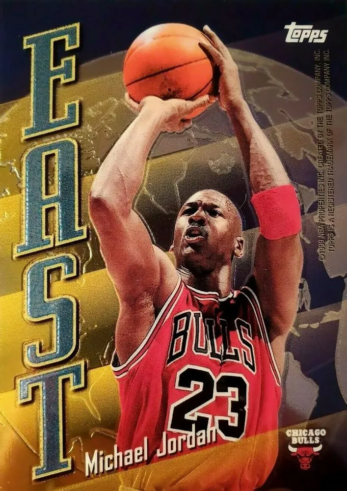 1998-99 Topps Michael Jordan East/West #EW5 card image