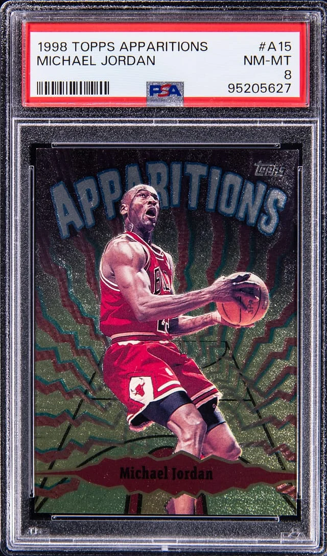 1998-99 Topps Michael Jordan -NM-MT 8 Apparitions #A15 card image