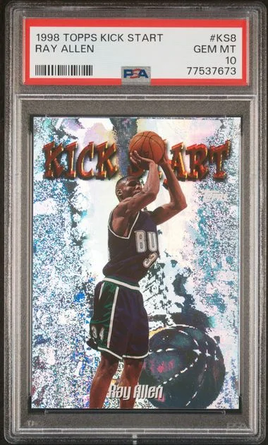 1998-99 Topps Ray Allen Kick Start #KS8 card image