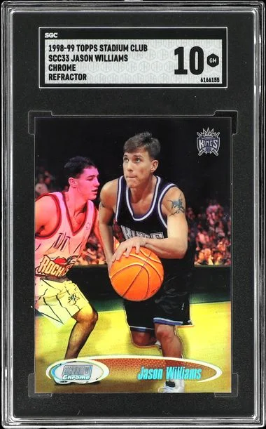 1998-99 Topps Stadium Club Chrome Jason Williams Refractor #SCC33 card image