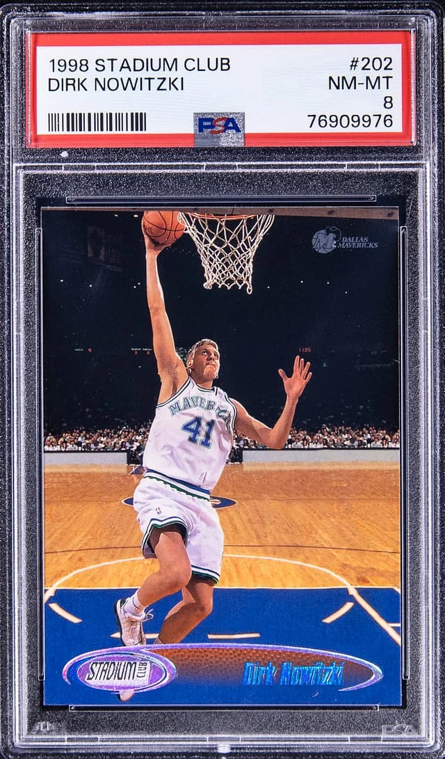 1998-99 Topps Stadium Club Dirk Nowitzki #202 card image