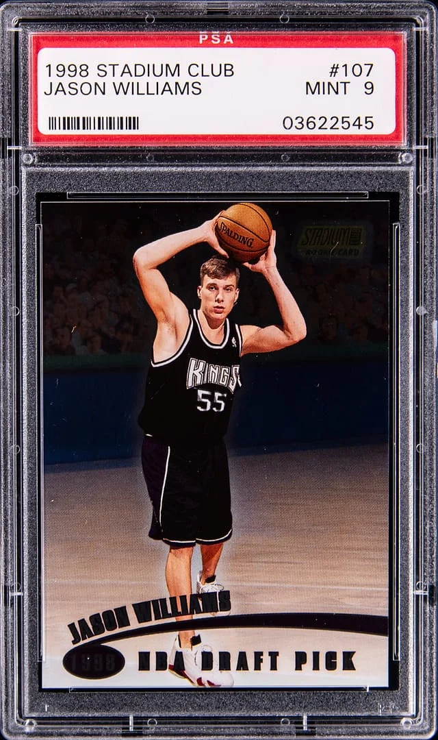 1998-99 Topps Stadium Club Jason Williams #107 card image
