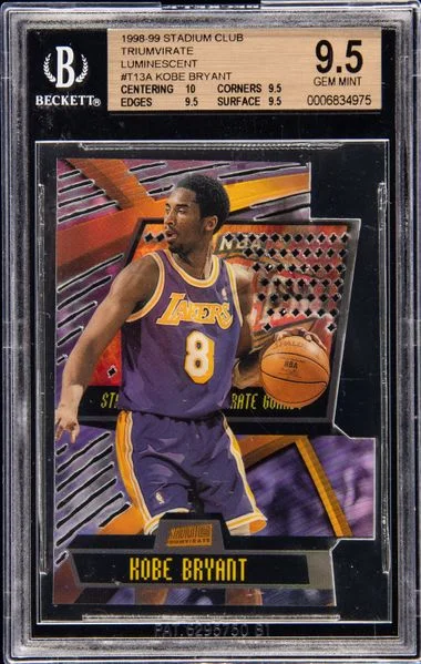 1998-99 Topps Stadium Club Kobe Bryant Triumvirate #T13A card image