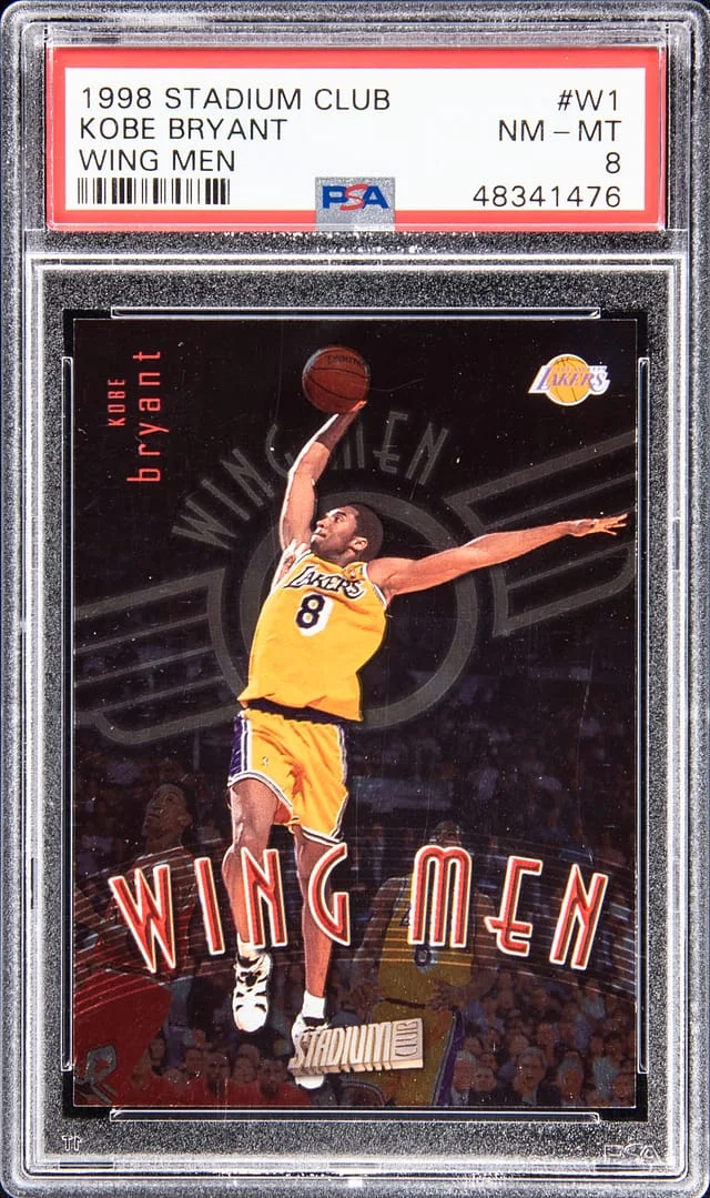 1998-99 Topps Stadium Club Kobe Bryant Wing Men #W1 card image