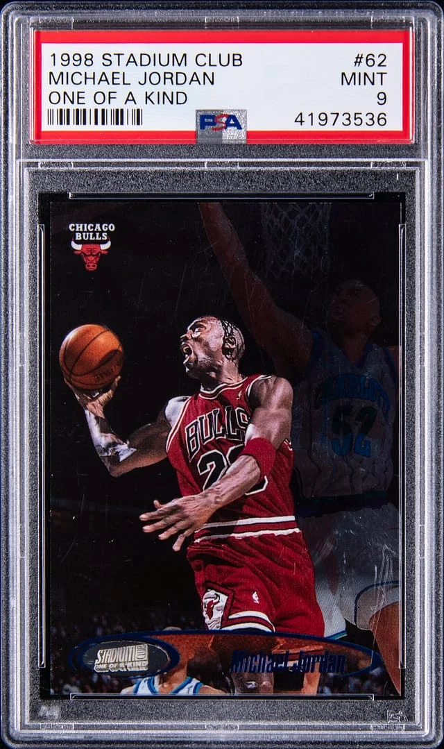 1998-99 Topps Stadium Club Michael Jordan One of a Kind #62 card image