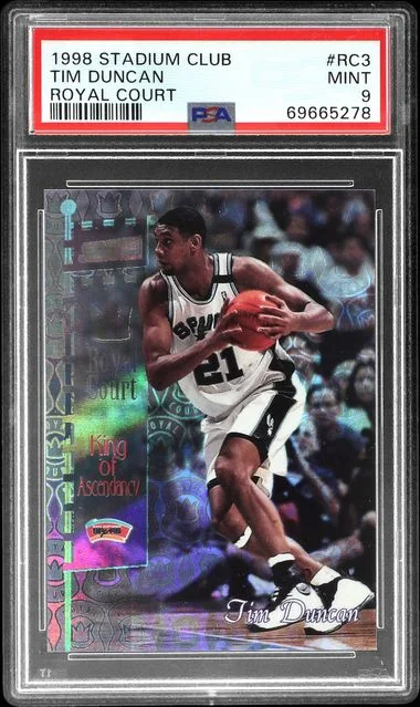 1998-99 Topps Stadium Club Tim Duncan Royal Court #RC3 card image
