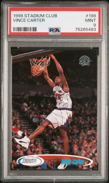 1998-99 Topps Stadium Club Vince Carter #198 card image