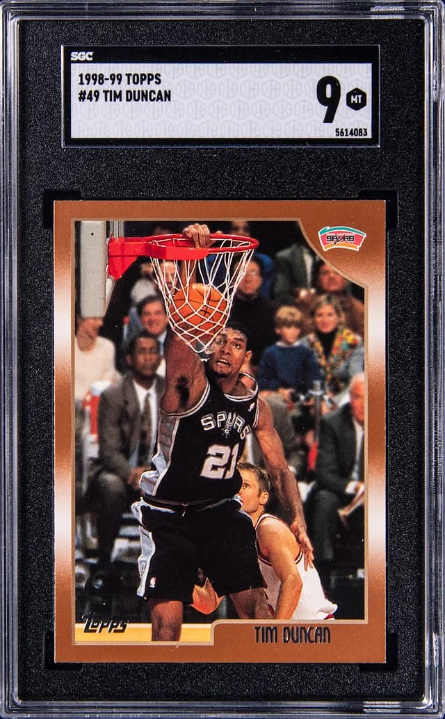 1998-99 Topps Tim Duncan #14 card image