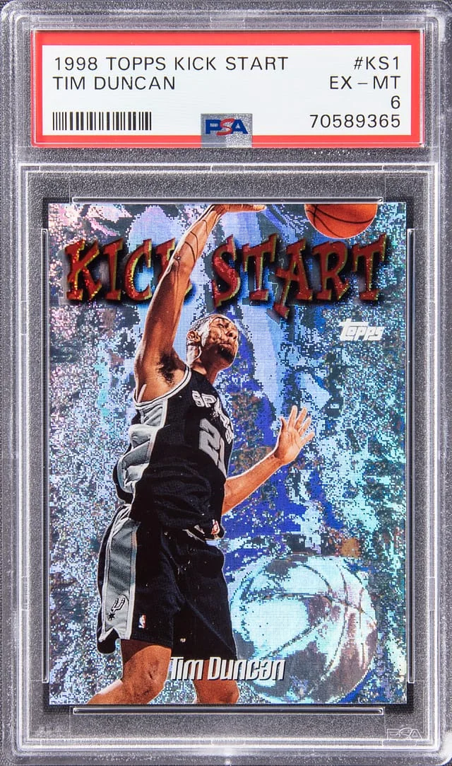 1998-99 Topps Tim Duncan Kick Start #KS1 card image