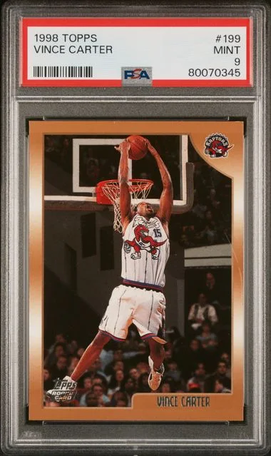 1998-99 Topps Vince Carter #199 card image