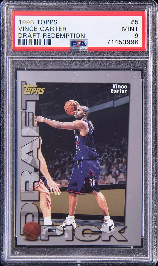 1998-99 Topps Vince Carter Draft Redemption #5 card image