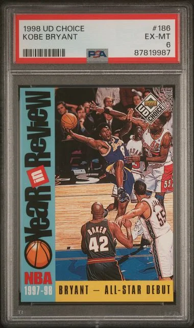 1998-99 UD Choice Kobe Bryant #186 card image