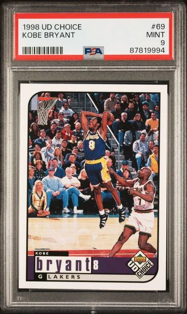 1998-99 UD Choice Kobe Bryant Choice Reserve #69 card image