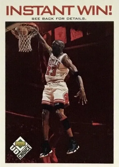 1998-99 UD Choice Michael Jordan Instant Win! #IW1 card image