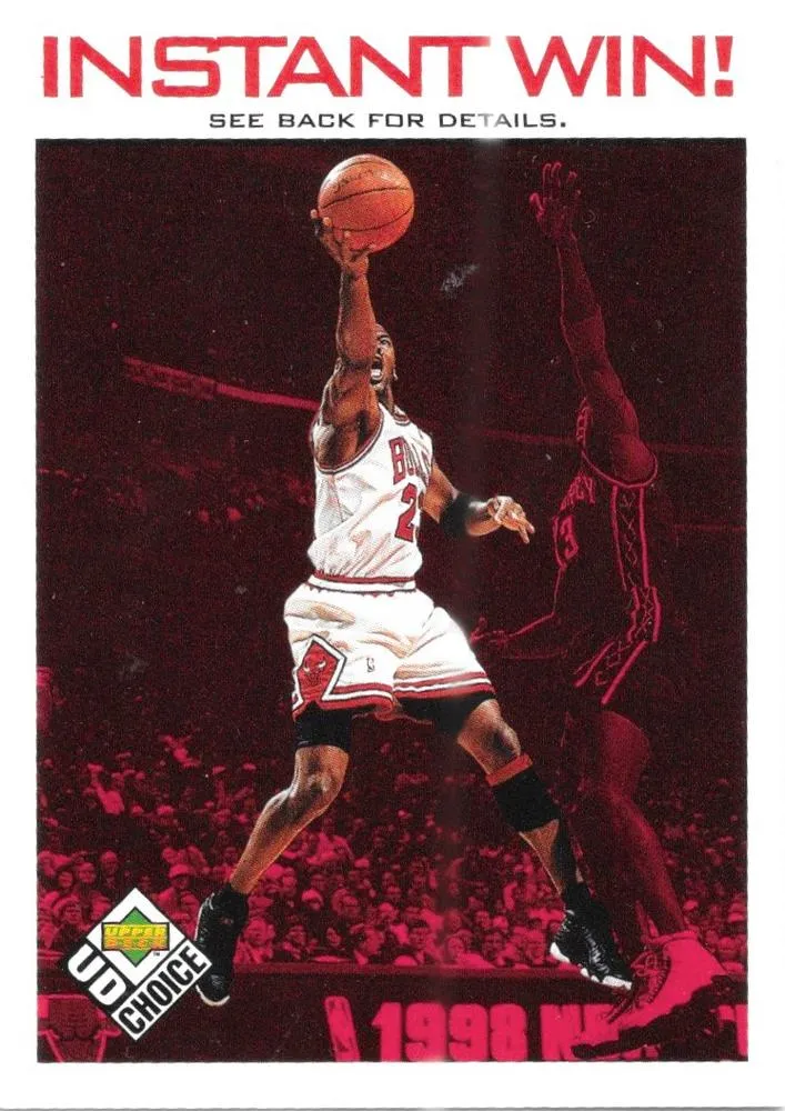 1998-99 UD Choice Michael Jordan Instant Win! #IW2 card image