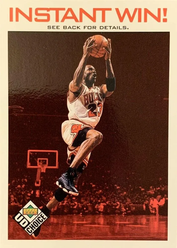 1998-99 UD Choice Michael Jordan Instant Win! #IW3 card image