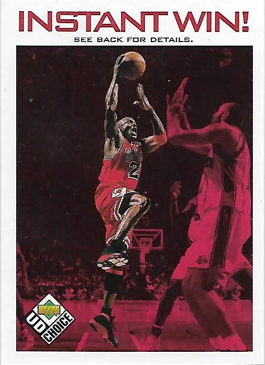 1998-99 UD Choice Michael Jordan Instant Win! #IW5 card image